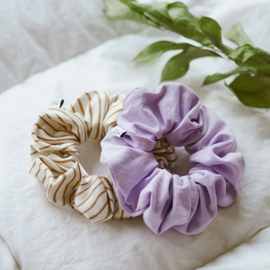 Choux à cheveux qui tiennent bien faits à la main au Québec avec des tissus écologiques