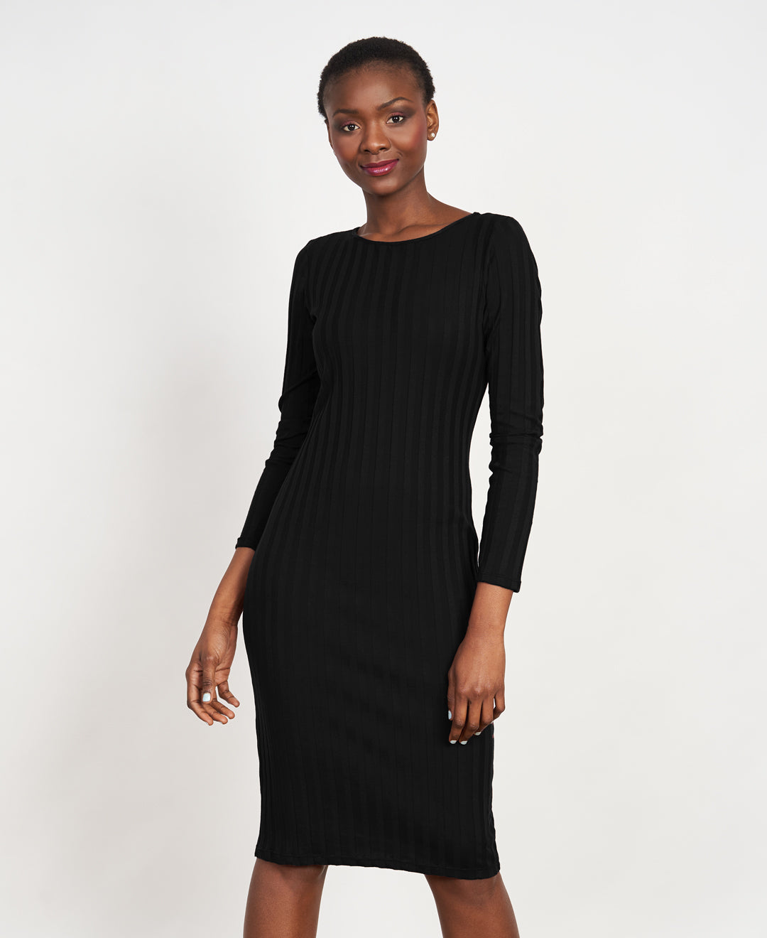 Robe en coton biologique noir