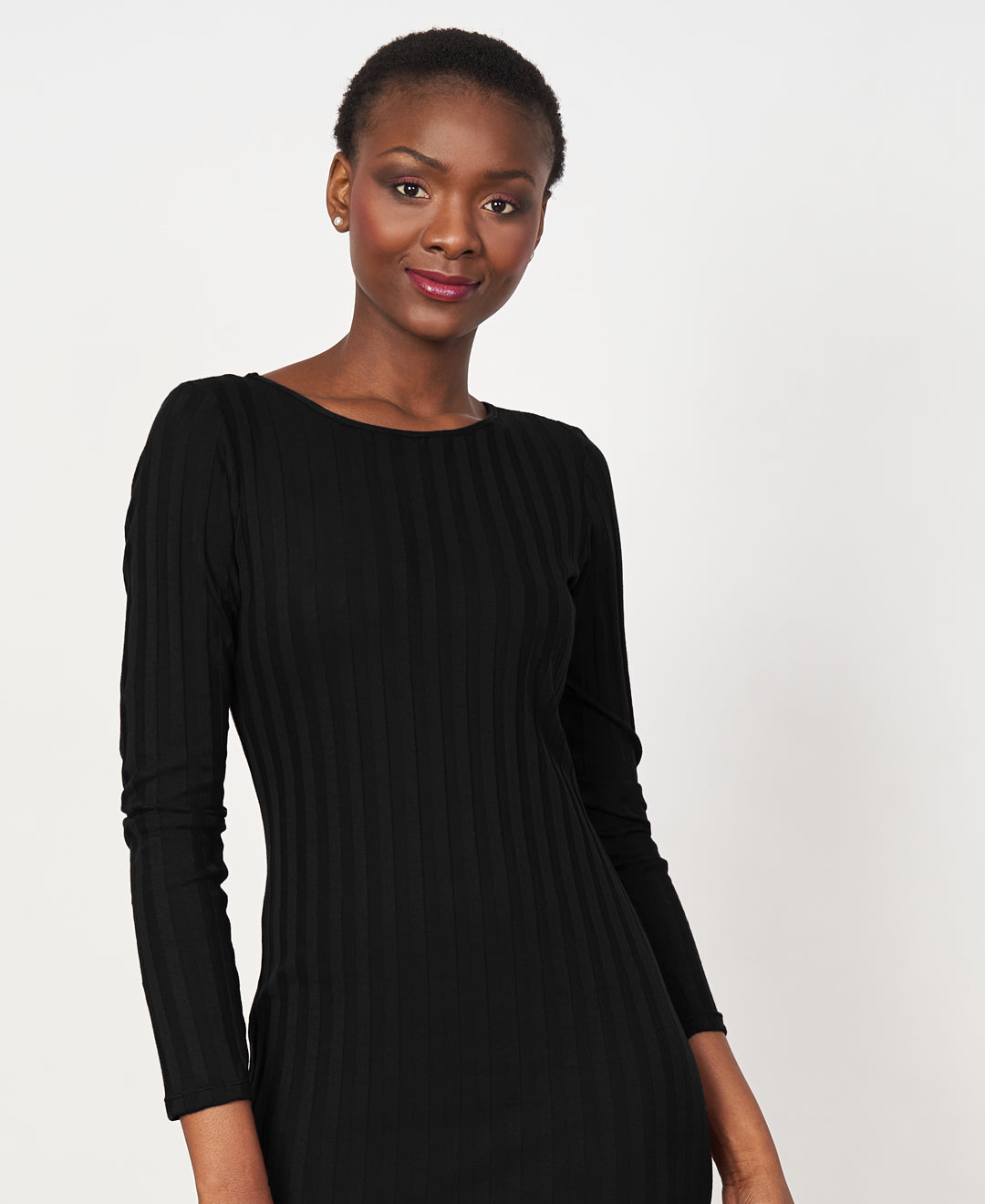 Robe en coton biologique noir