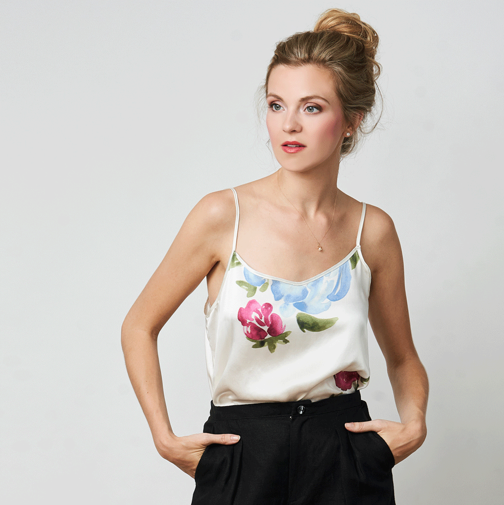 Vêtements pour femmes faits au Québec en satin de soie éthique et biologique